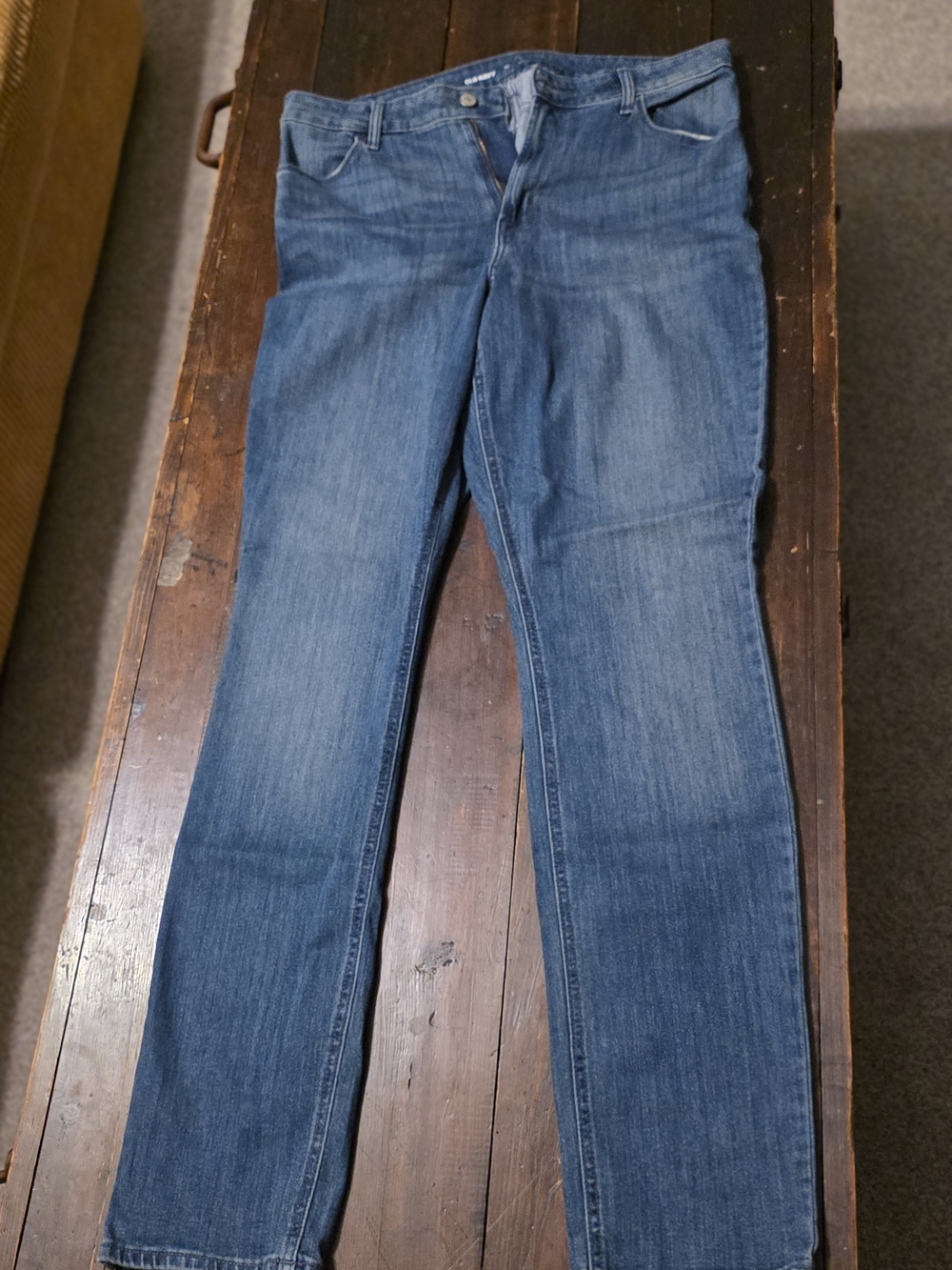 Classic Women's Blue Denim Jeans - Timeless Straight Fit